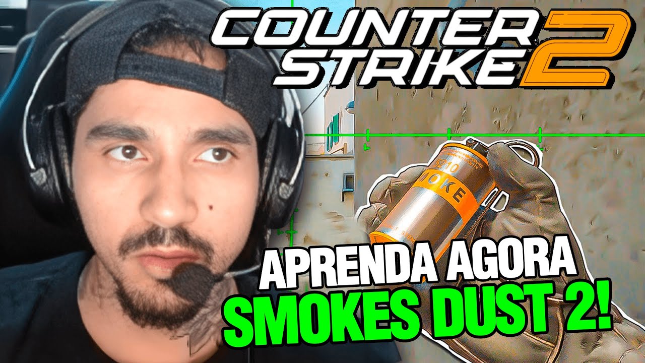 LUCAS1 ENSINA NOVAS SMOKES E NOVAS DICAS NA DUST2 DO CS2!
