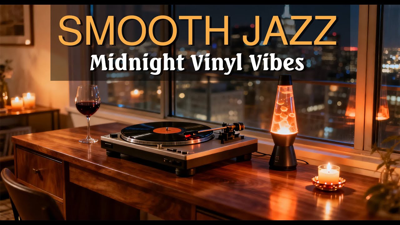 Smooth Jazz R&B 🍷 Midnight Vinyl Vibes for Relaxing Nights
