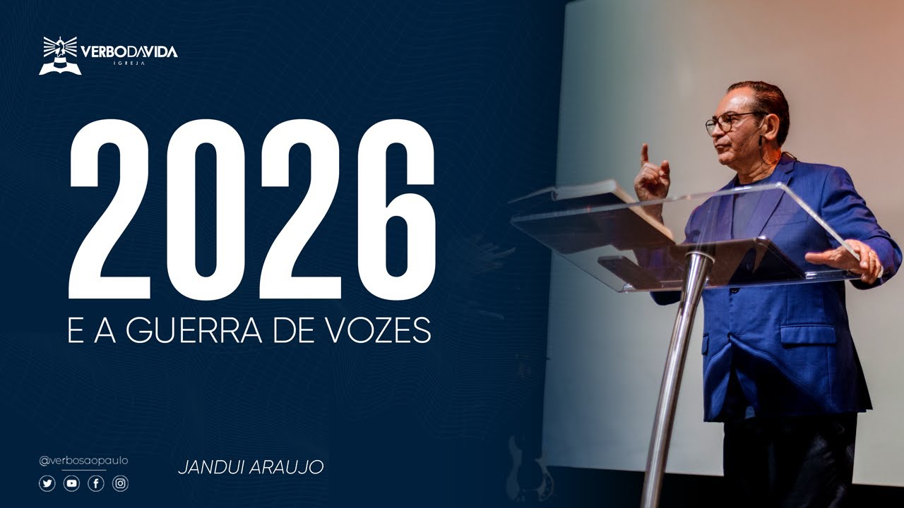 2026 E A GUERRA DE VOZES - Jandui Araujo