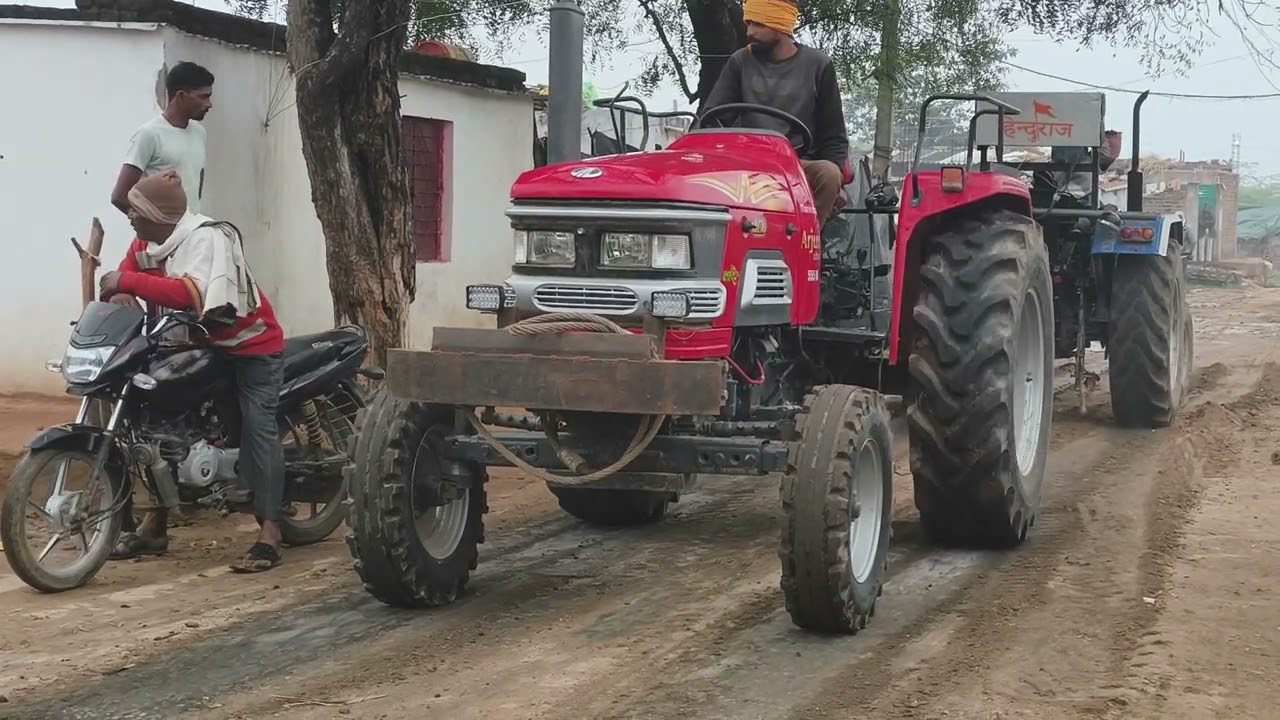 Sonalika Arjun Mahindra 555 versis Sonalika 745 3 ka copy jordar mukabala hota hua