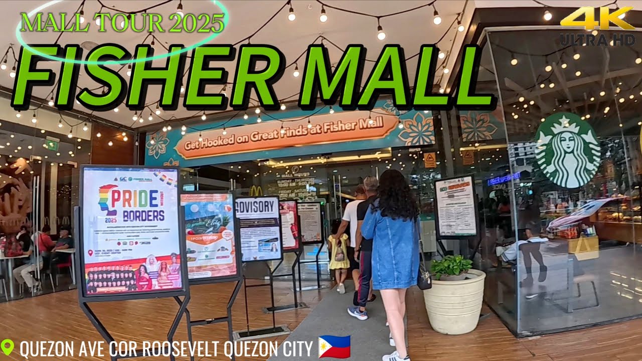 Let's Walk Through Fishermall , Quezon City! 2025 4K Tour