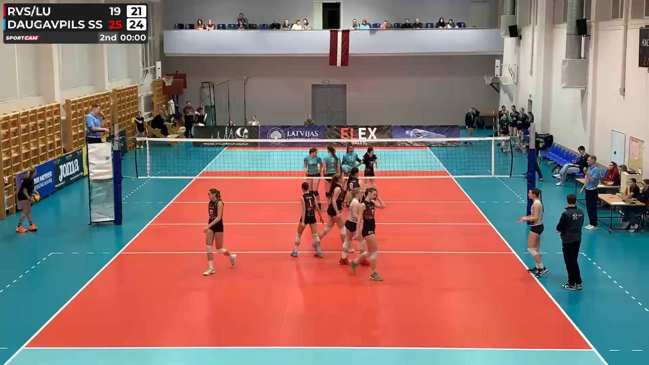 LATVIJAS ČEMPIONĀTS: RVS/LU VS DAUGAVPILS SS
