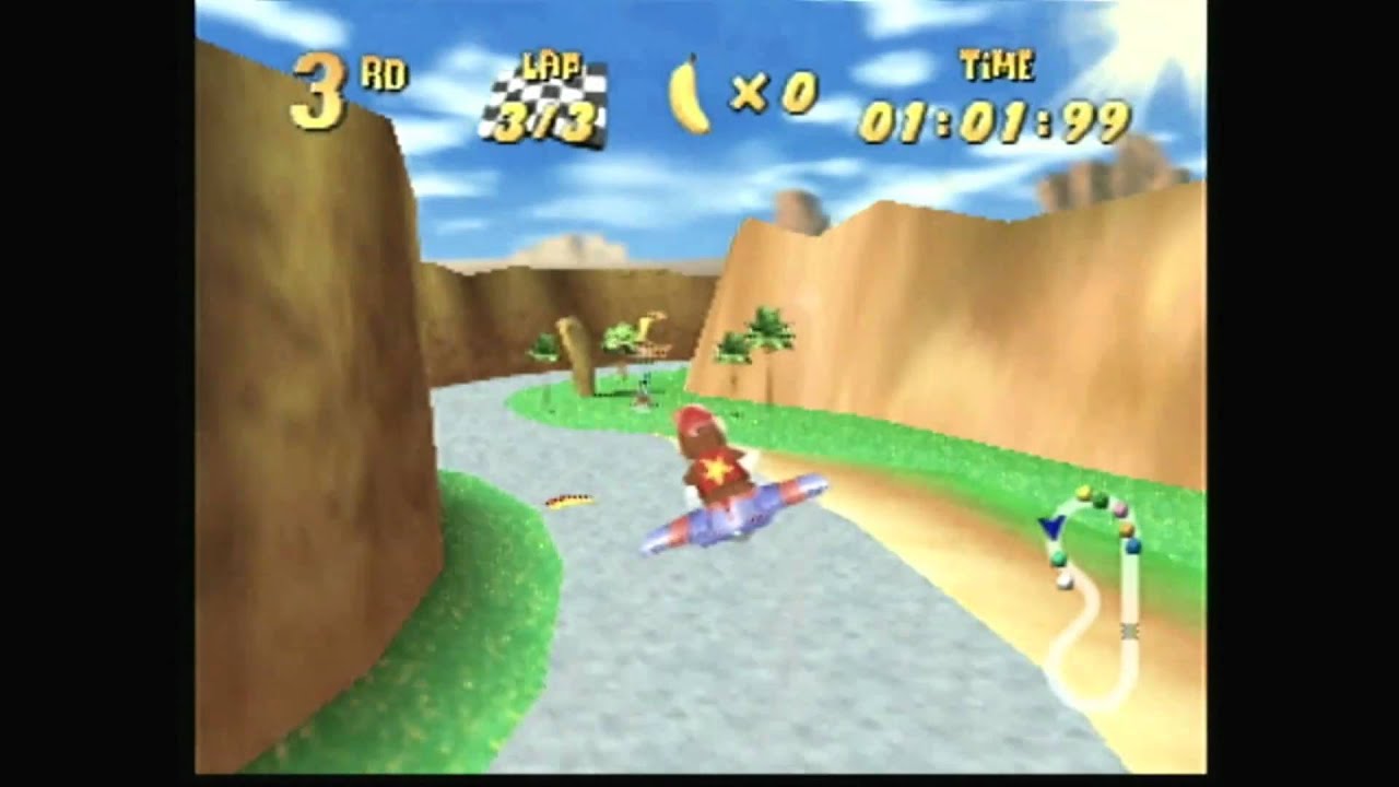 CGR Undertow - DIDDY KONG RACING for Nintendo 64 Video Game Review