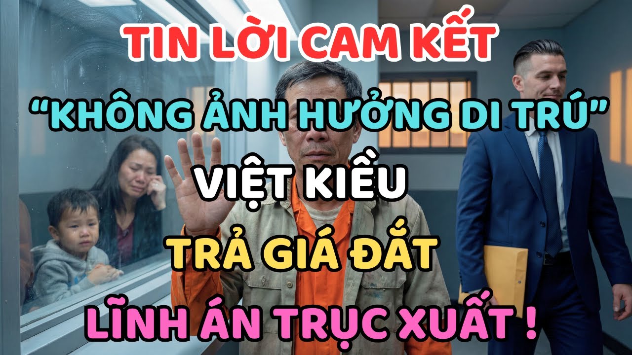 TIN LỜI CAM KẾT “KHÔNG ẢNH HƯỞNG DI TRÚ”, Việt Kiều TRẢ GIÁ ĐẮT Lĩnh Án Trục xuất !