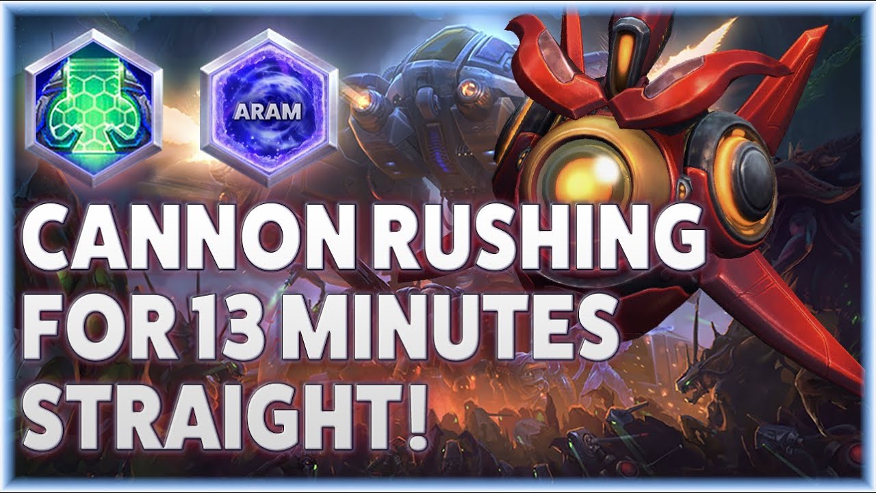 Probius Null Gate - CANNON RUSHING FOR 13 MINUTES STRAIGHT! - ARAM