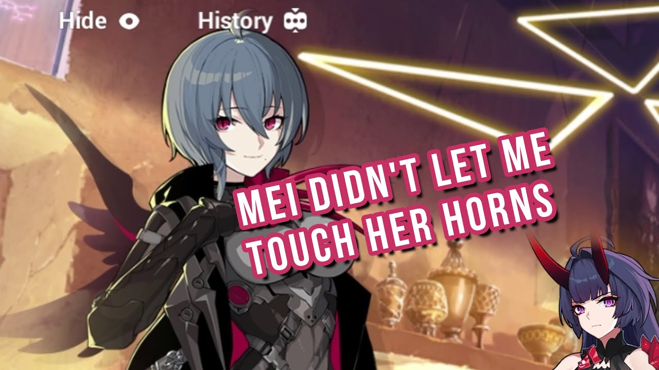 Mei didn't allowed Raven to touch her horns | Honkai Impact 3rd