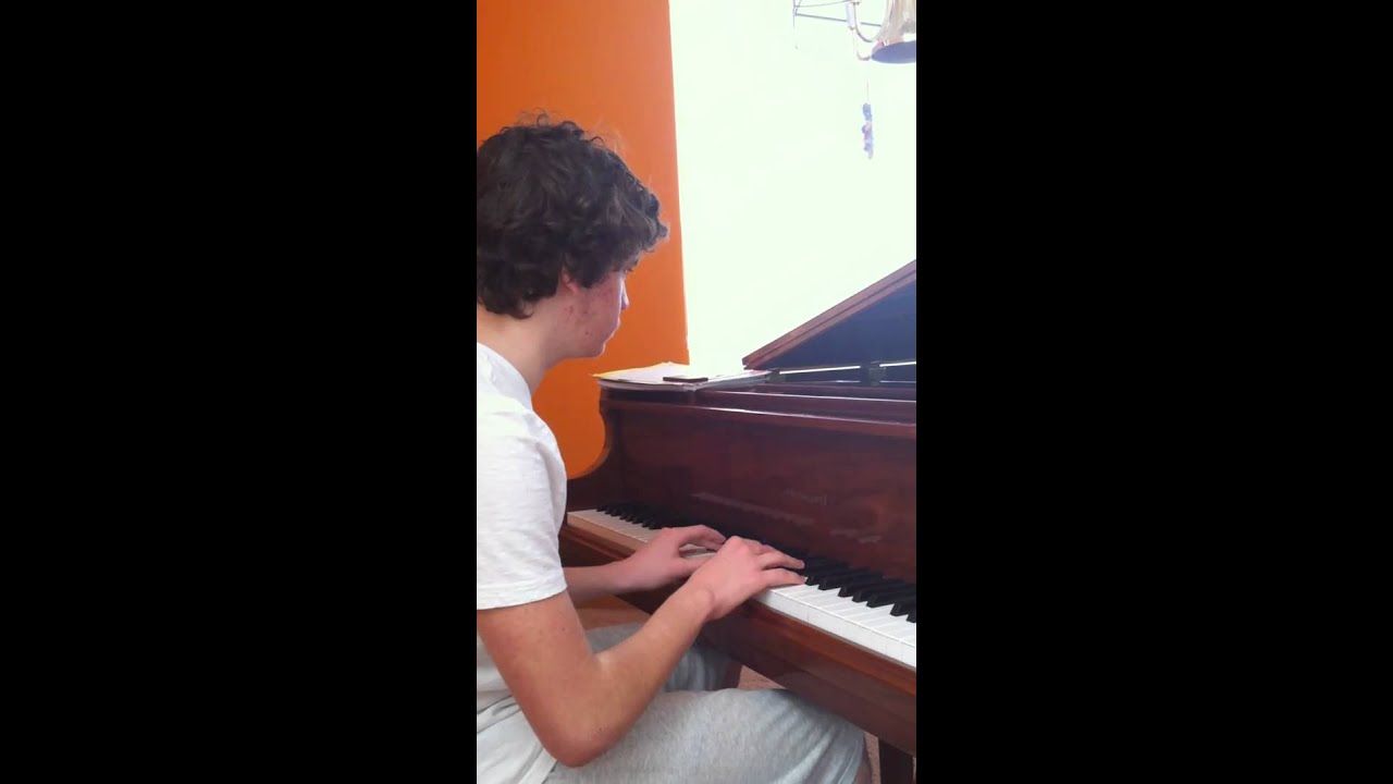 Alex Playing His Work-in-Progress Piano Piece