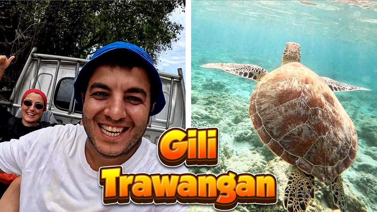 Buraya Mutlaka Gidin! - Kaplumbağalarla Yüzdük - Endonezya'daki Cennet - Gili Island 2023 - 51