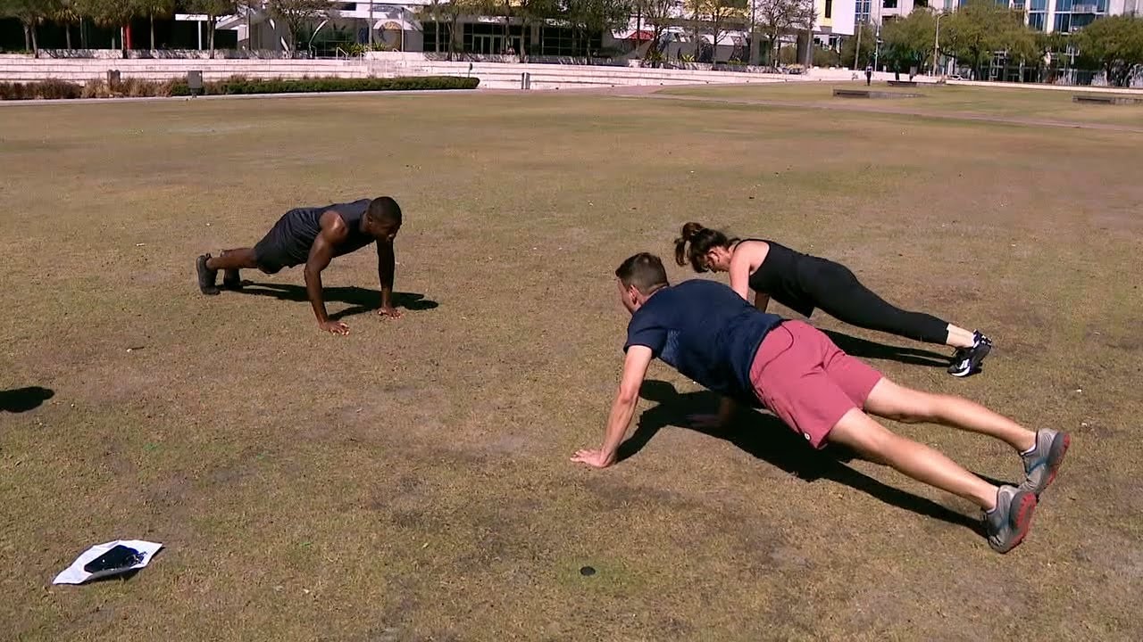 Tony Sadiku introduces FOX 13 anchors to his 'Fitness Forecast'