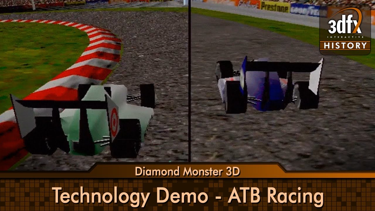 3dfx Voodoo 1 - Diamond Monster 3D - Technologie Demo - ATB Racing
