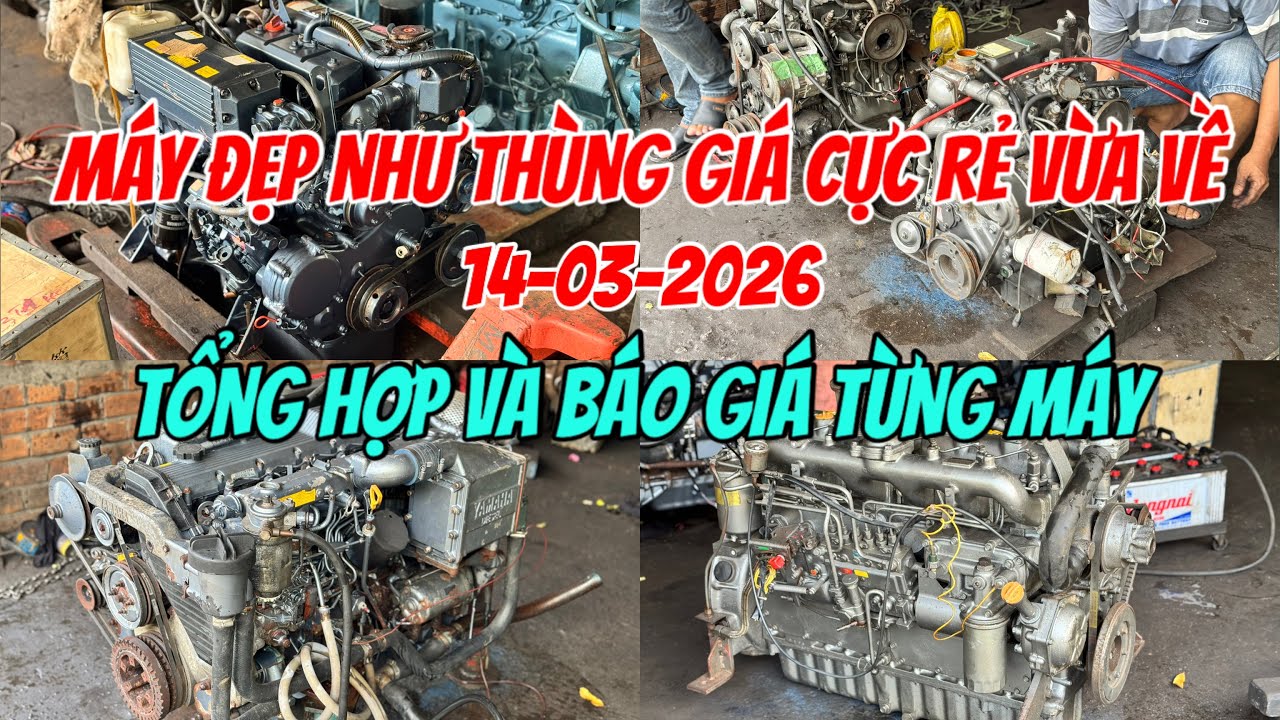 Bán Động Cơ Giá Rẻ Nhật Bãi(Yanmar 6t95-3T75,Yamaha 3 Turbo-Sx420)Cao Tốc 0966,435,335 Ẩn| Tâm Vlog