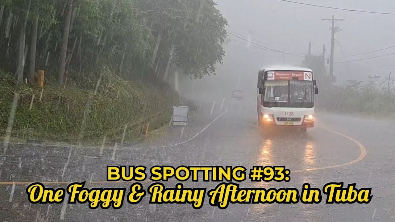 BUS SPOTTING #93: One Foggy & Rainy Afternoon in Tuba