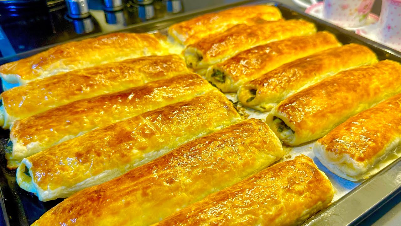 👉ISPANAK ALDIĞIMDA HEMEN YAPIYORUM HAZIR YUFKA ALMAYA SON‼️OKLAVA YOK TÜL GİBİ İNCECİK ÇITIR  BÖREK 