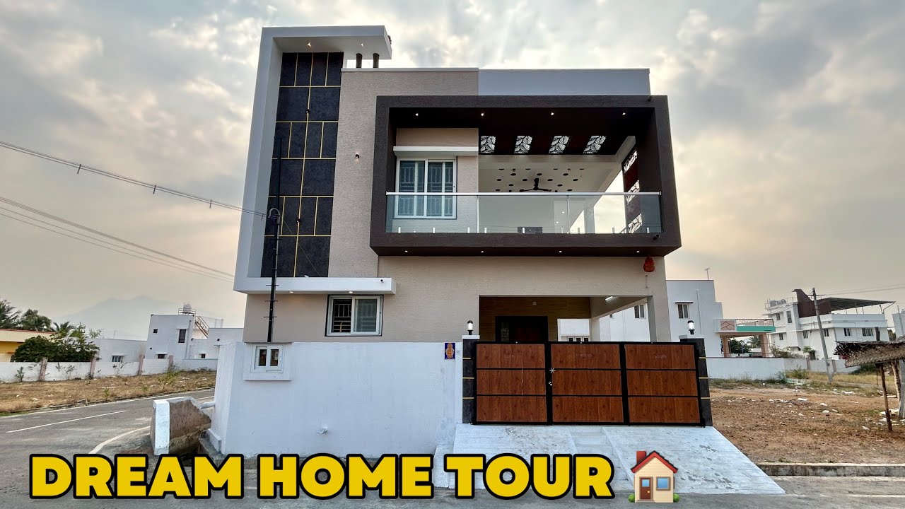 வீடு கட்டுனா இப்படி கட்டணும்🏠 Contemporary Style 3BHK Duplex House | Epi-1526