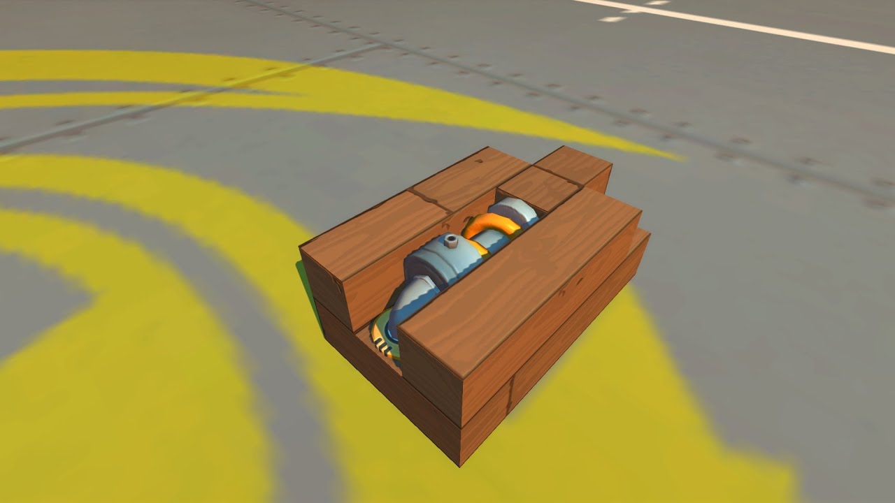 How to build a simple suspension glitch and automatic stabilizer (scrap mechanic gameplay)