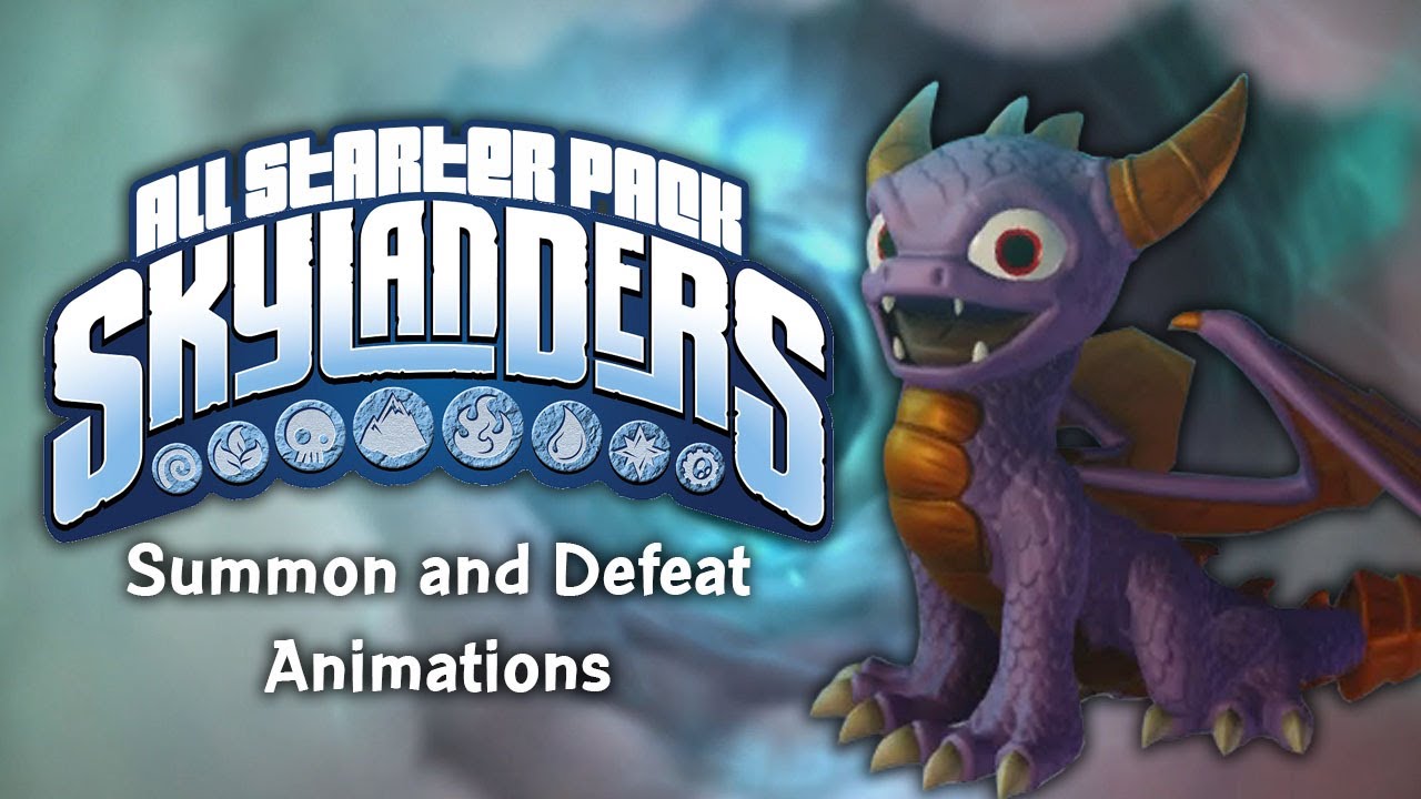 Summon and Defeat Animations - All Starter Pack Skylanders