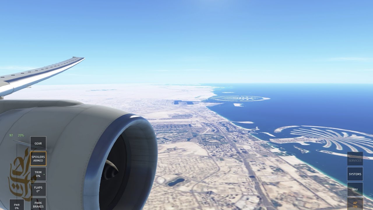 SkyCruise 16 | Emirates B777-300ER | Part 2 - Tokyo (RJTT) to Dubai (OMDB) | Window-View