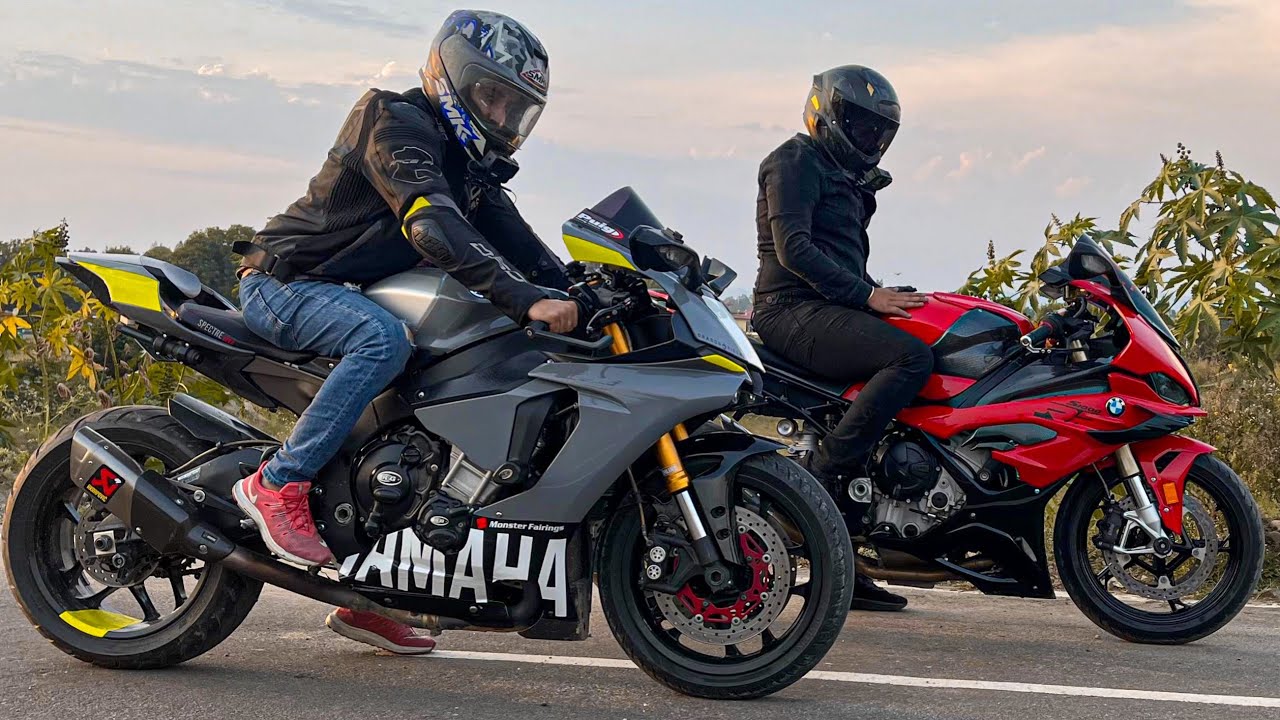 Bmw S1000rr Pro Vs Yamaha R1 DRAG🔥