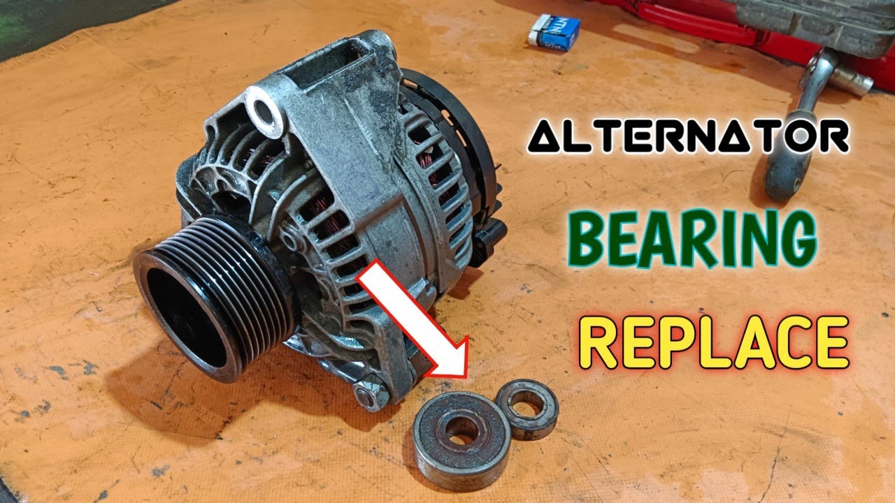 Truck's Alternator Bearings Noise Fitting Process || Busch Alternator Repair
