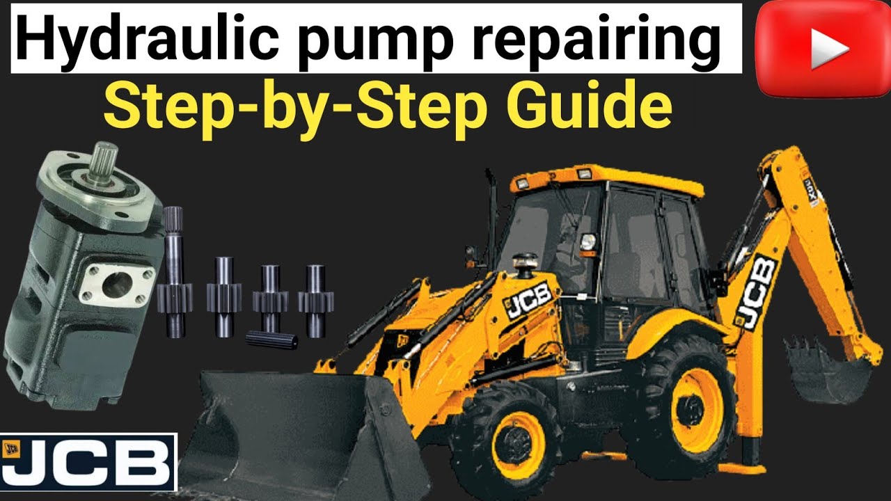 Jcb hydraulic pump repair!how to repair jcb hydraulic pump!jcb ka hydraulic pump kaise repair kare