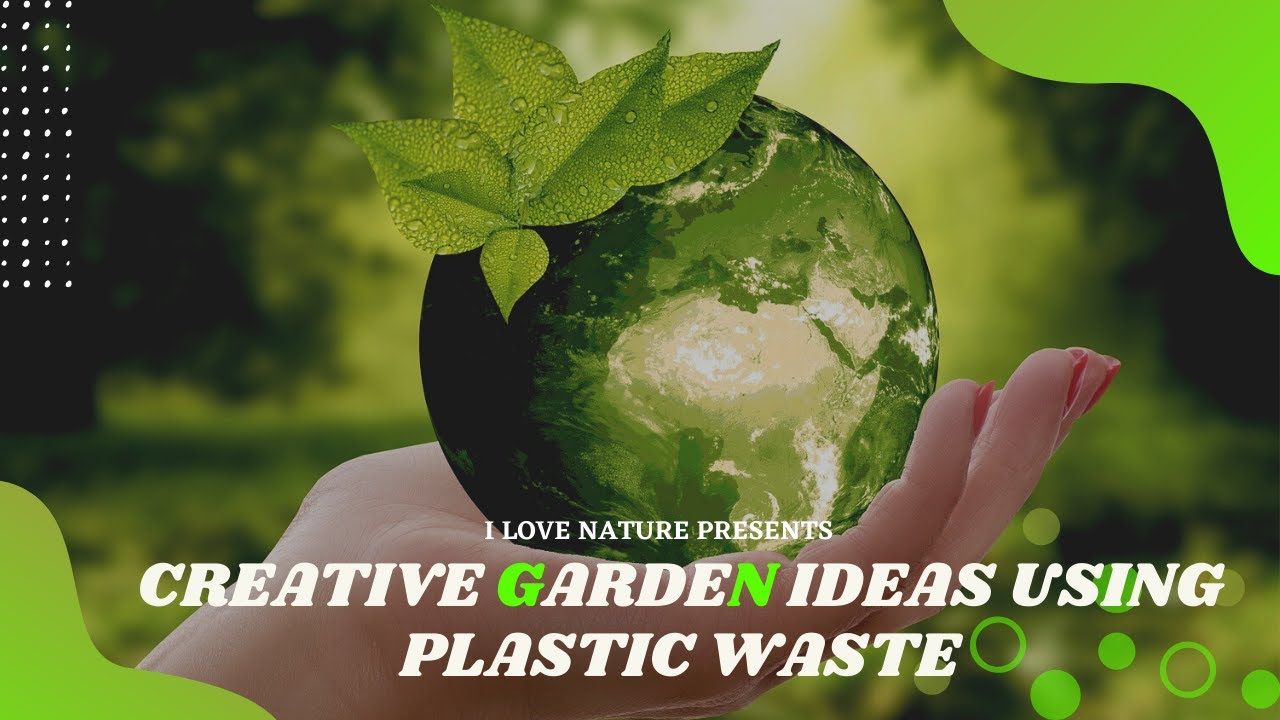 Creative Garden Ideas From Waste Materials || Plastic waste management ||
