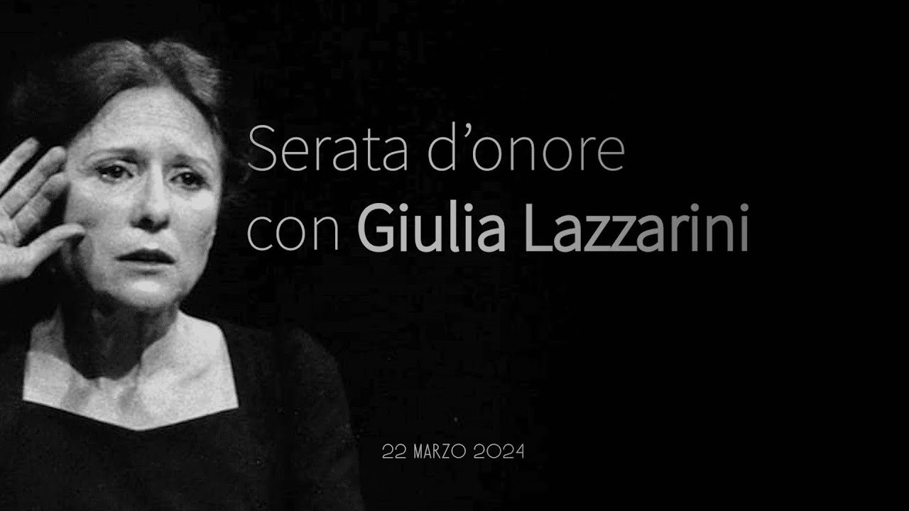 Giulia Lazzarini, serata d’onore all’Istituto italiano di cultura di Parigi