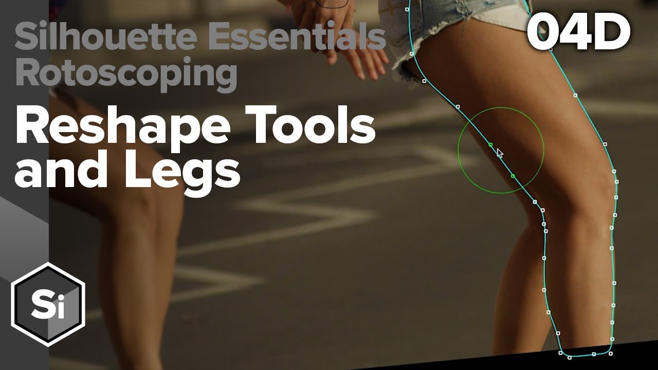 Silhouette Essentials Roto - 04D Leg Roto [Boris FX rotoscoping]