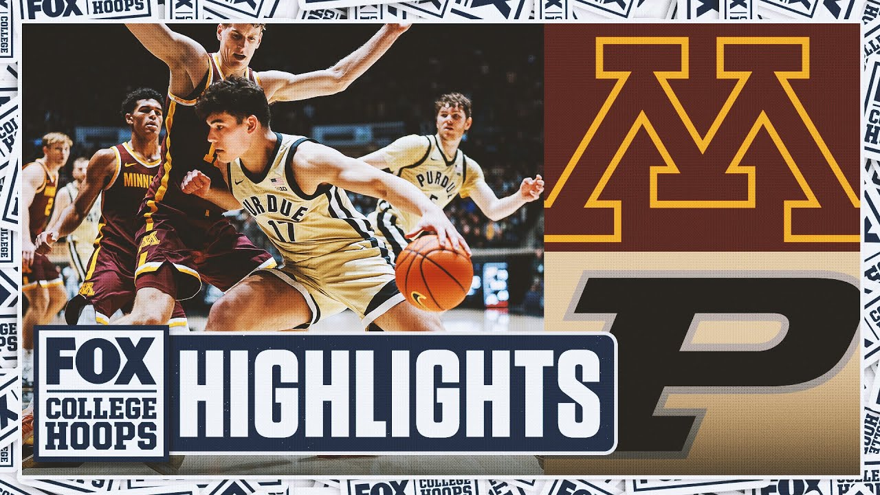 Minnesota Golden Gophers vs. No. 6 Purdue Boilermakers Highlights 🏀 FOX College Hoops