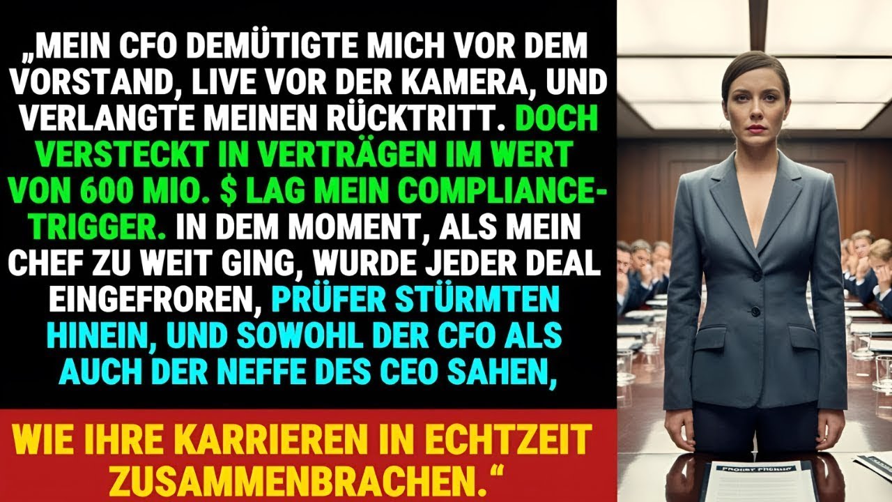 ICH WEIGERTE MICH ZU KÜNDIGEN – 600 MIO  $ EINGEFRORENE VERTRÄGE ZERSTÖRTEN DEN CFO & DEN CEO NEF