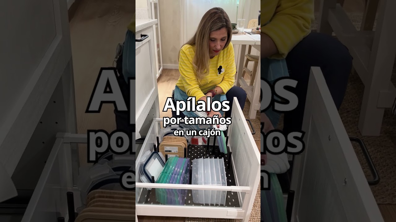 Cómo organizar tus táperes