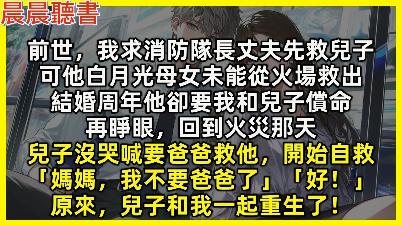 【重生爽文】前世，我求消防隊長丈夫先救兒子，他白月光母女未能從火場救出，他便要我和兒子為白月光母女償命。再睜眼，我和兒子一起重生到火災那天「媽媽，我不要爸爸了」「好！你不要，我也不要！」