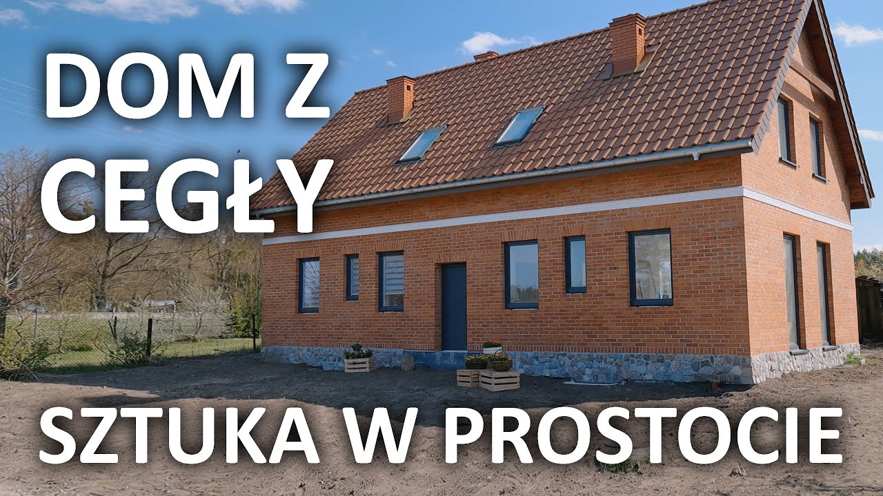 Dom z cegły w małej wiosce - sztuka dialogu z otoczeniem