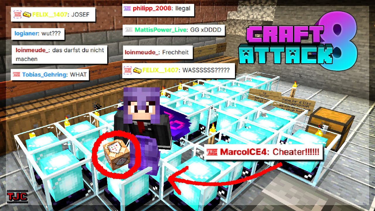 HACKER?! Ich PRANKE alle TWITCH-ZUSCHAUER - Craft Attack 8 Ep. 35