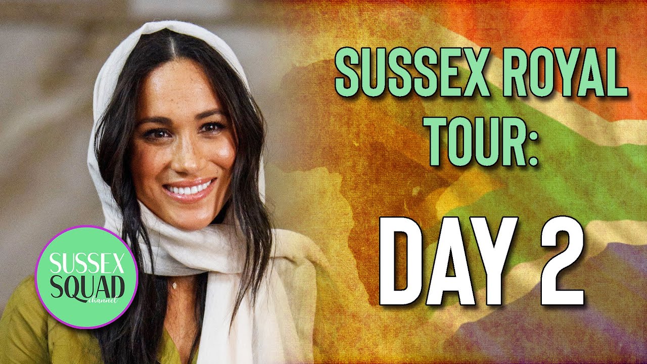 Meghan + Harry Africa Tour - People are loving every moment! - Day 2 Footage