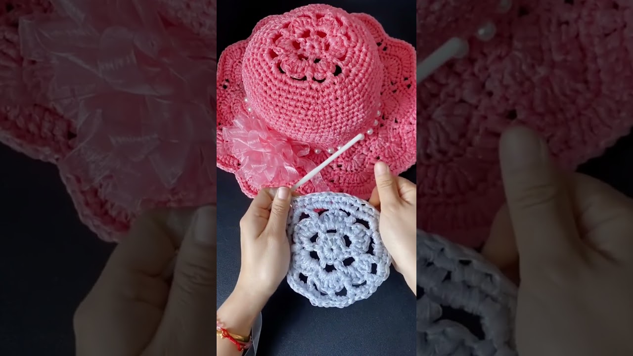 Easy Crochet Hat Stitch #crochet #hat #stitch