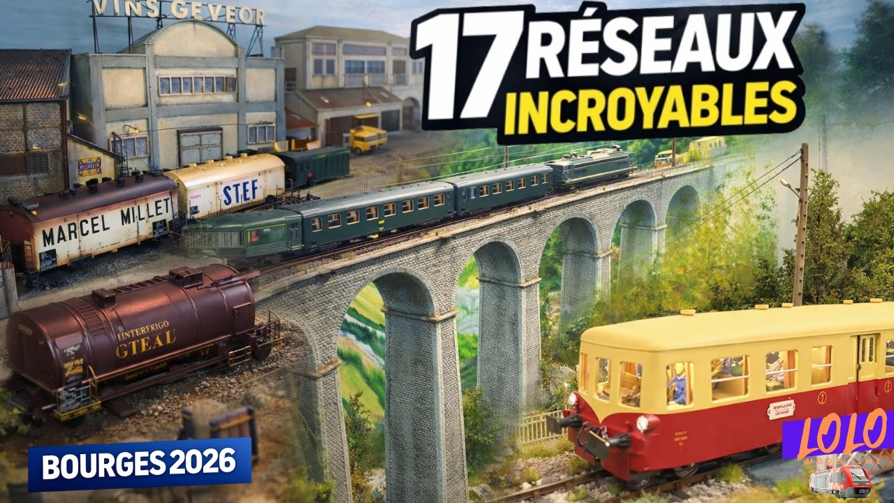 J&rsquo;ai d&eacute;couvert 17 r&eacute;seaux exceptionnels &agrave; Bourges 2026 🚂