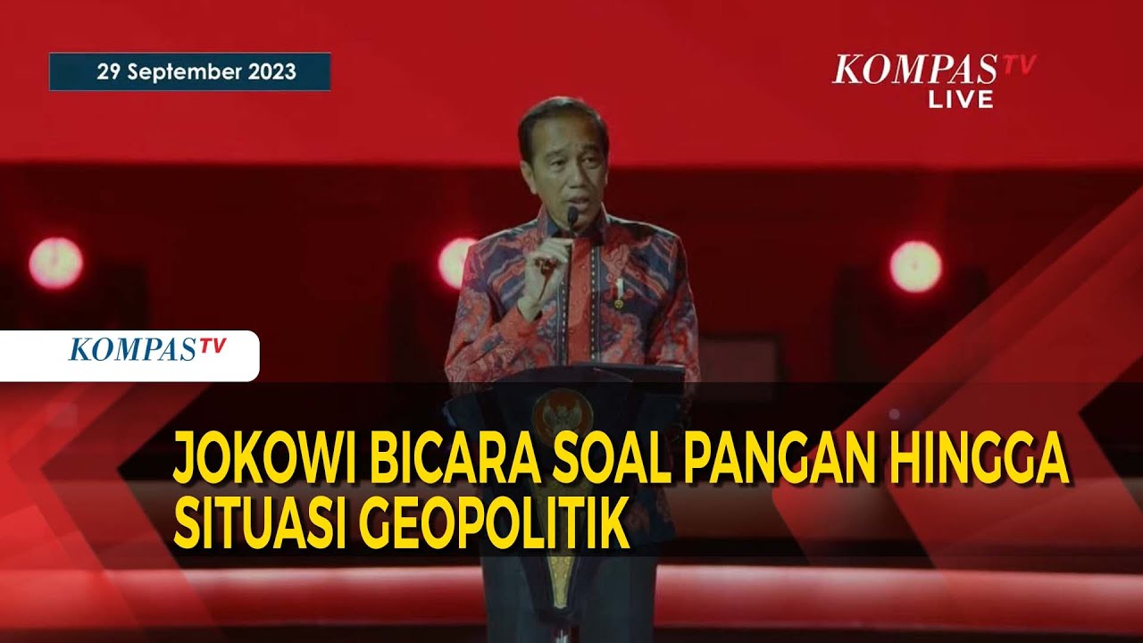 [FULL] Pidato Jokowi di Rakernas PDIP