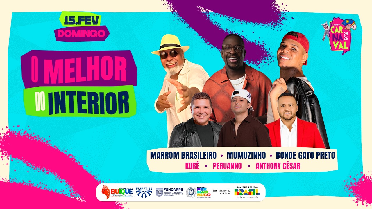 🔴3° DIA | CARNAVAL DE BUÍQUE/PE - O MELHOR DO INTERIOR | AO VIVO