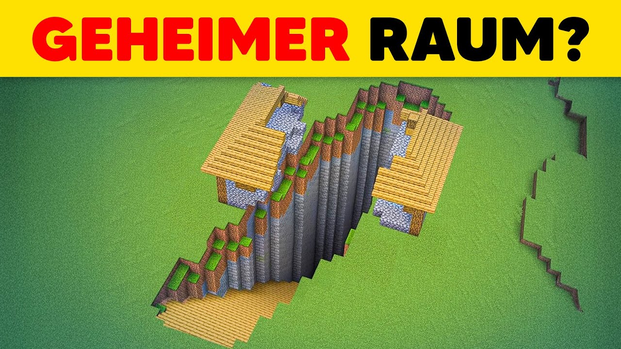 Wir haben die GEHEIMSTEN RÄUME in Minecraft gefunden!