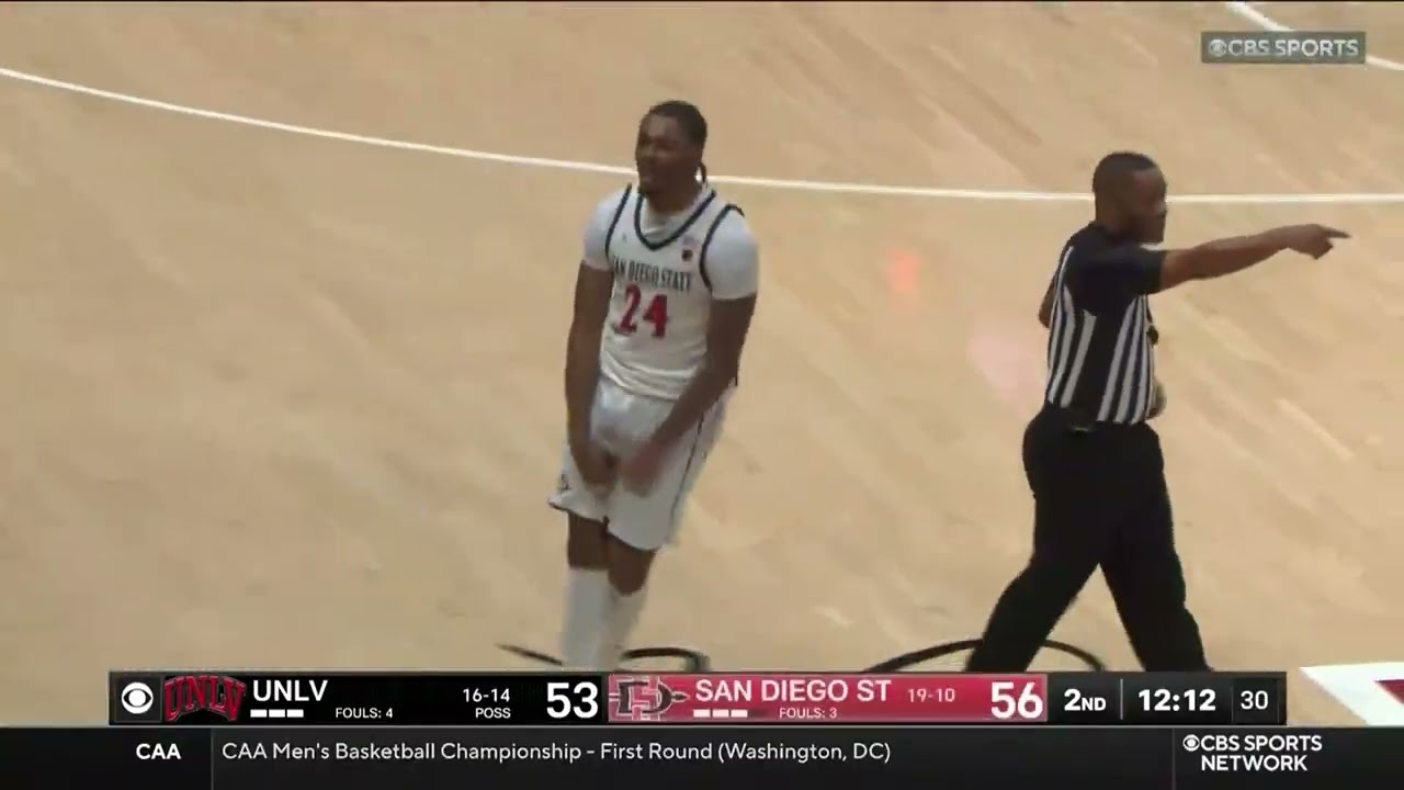 SDSU MEN'S HOOPS HIGHLIGHTS: AZTECS 89, UNLV 86 - MAR 6, 2026
