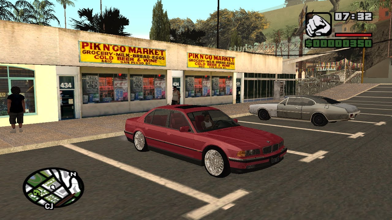 BMW 750i Mod in GTA San Andreas