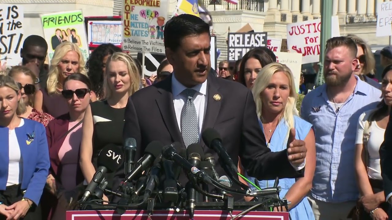 WATCH: Rep. Khanna, others call for transparency in Jeffrey Epstein case in bipartisan conference