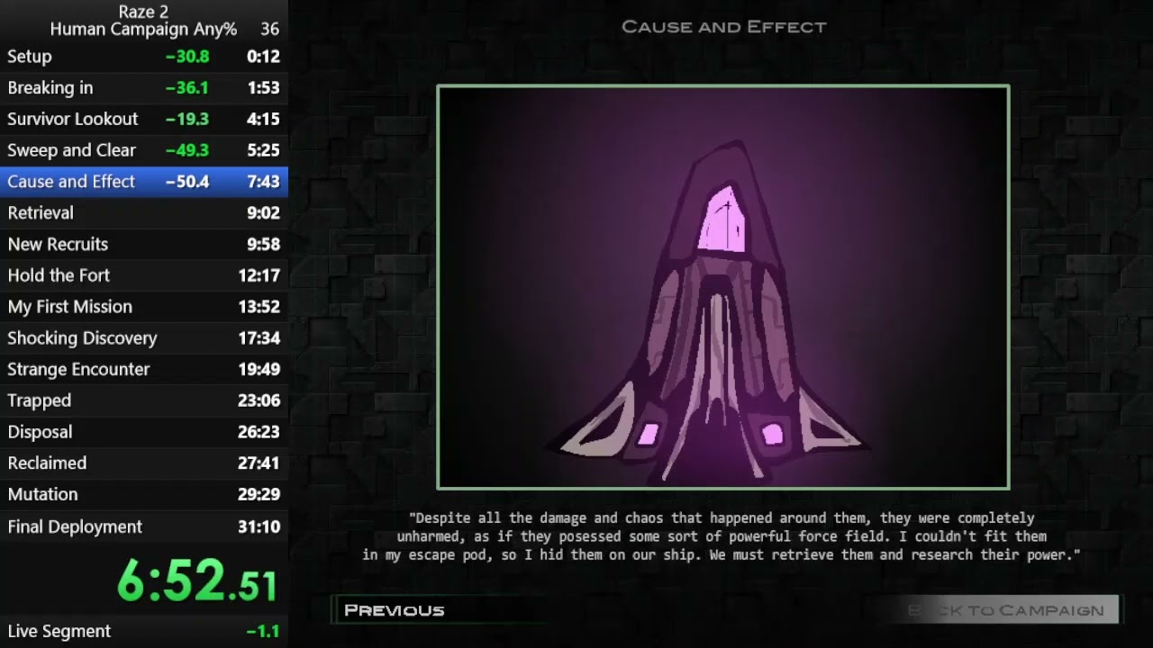 [World Record] [28:58] Raze 2 Human Campaign Any%