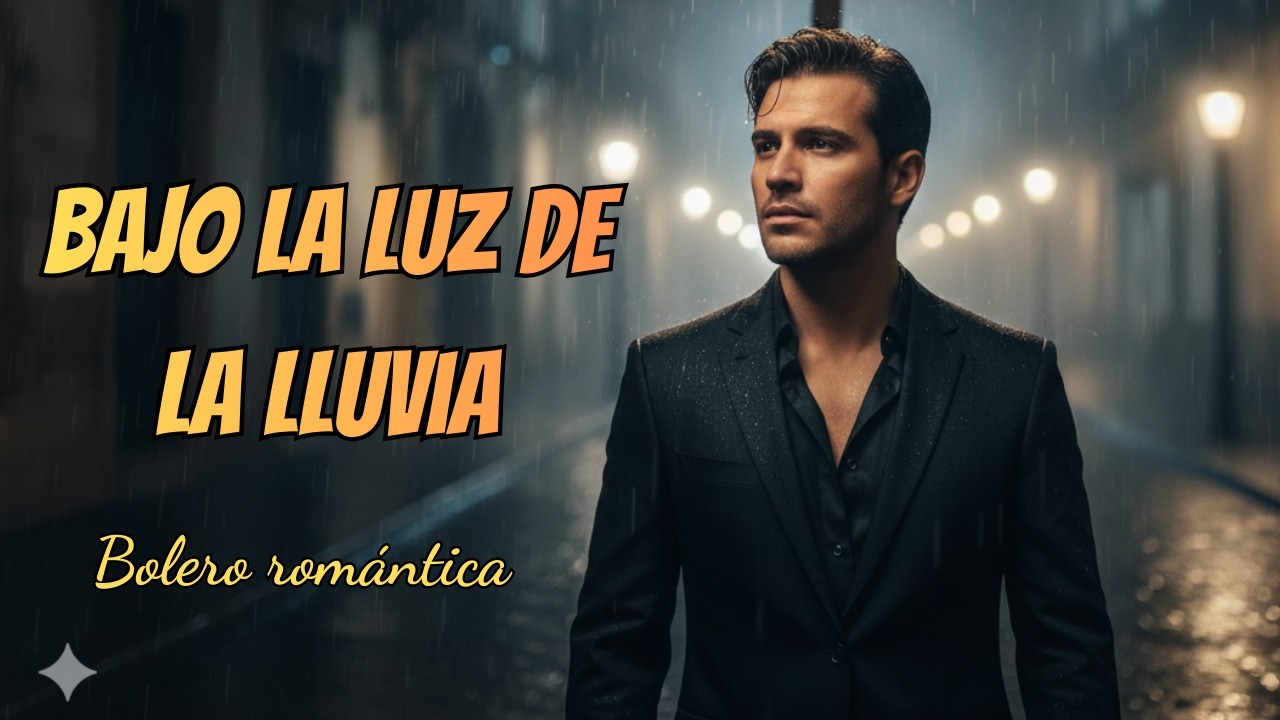 Canción de Amor y Lluvia | Bajo La Luz De La Lluvia | Bolero Romántico Viral