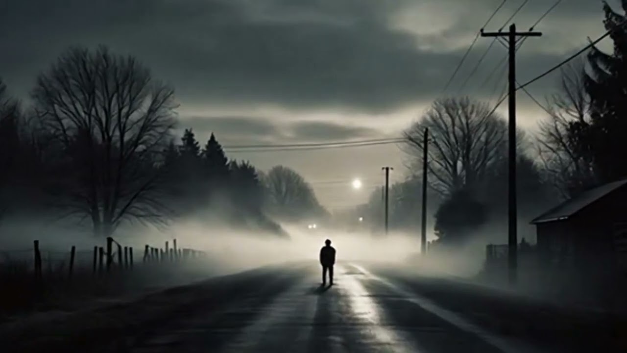 Free Horror Road Stock Footage | No Copyright Dark Forest Road Video Clip (4K)