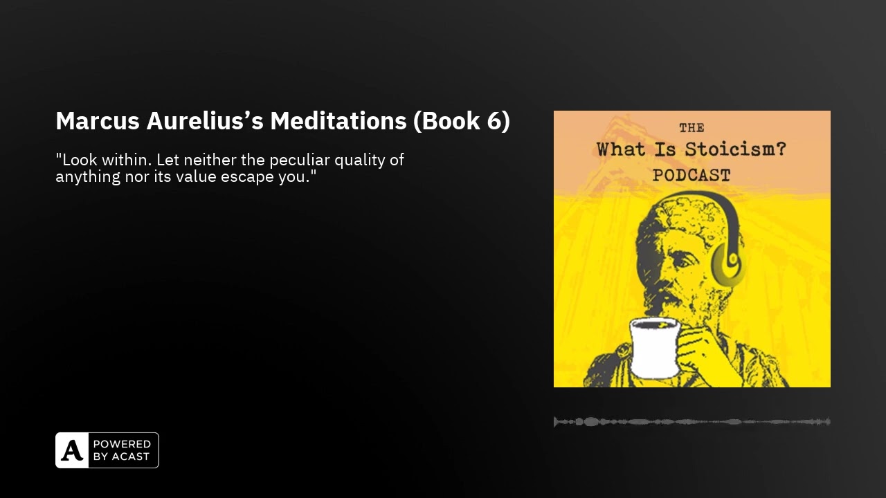 Marcus Aurelius's Meditations (Book 6)