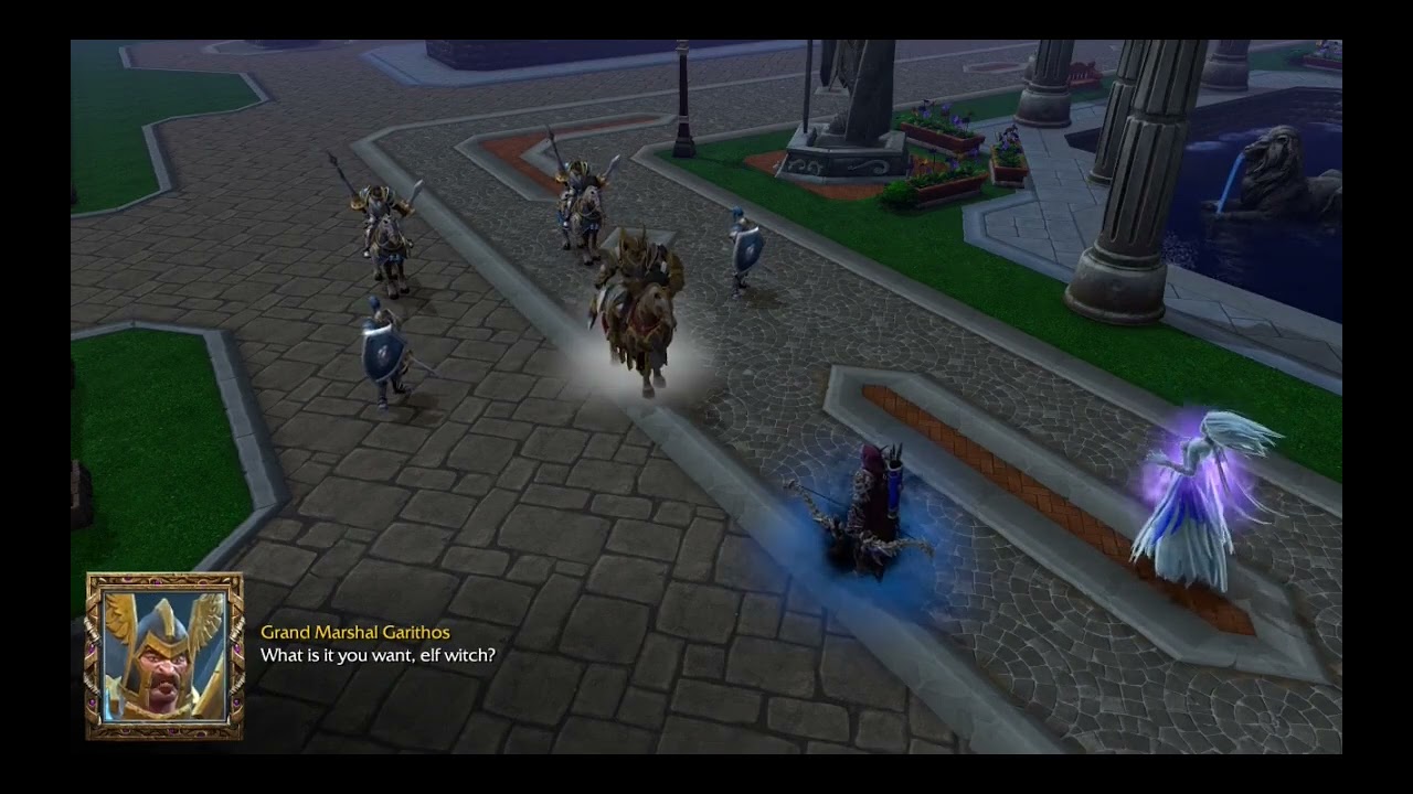 garithos all dialogue/cutscenes warcraft 3 reforged