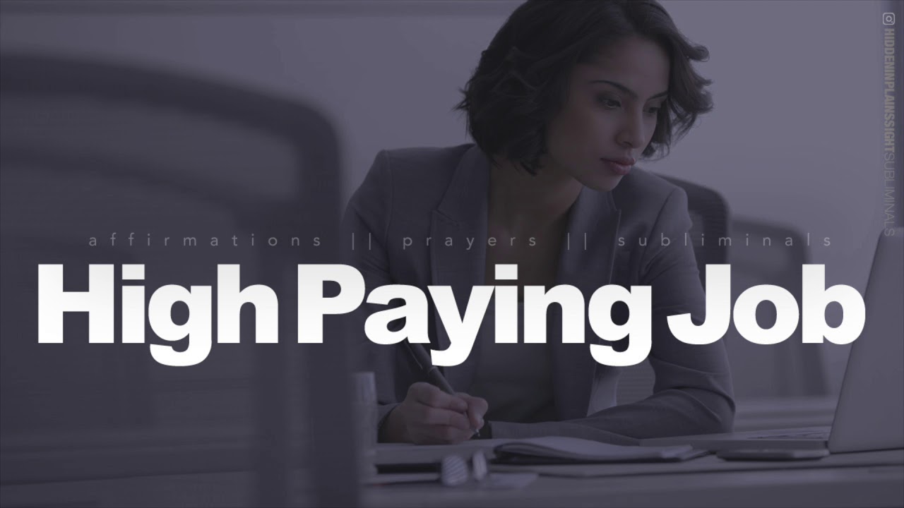Get That High Paying Job ANYWAY! Powerful Subliminal Prayer