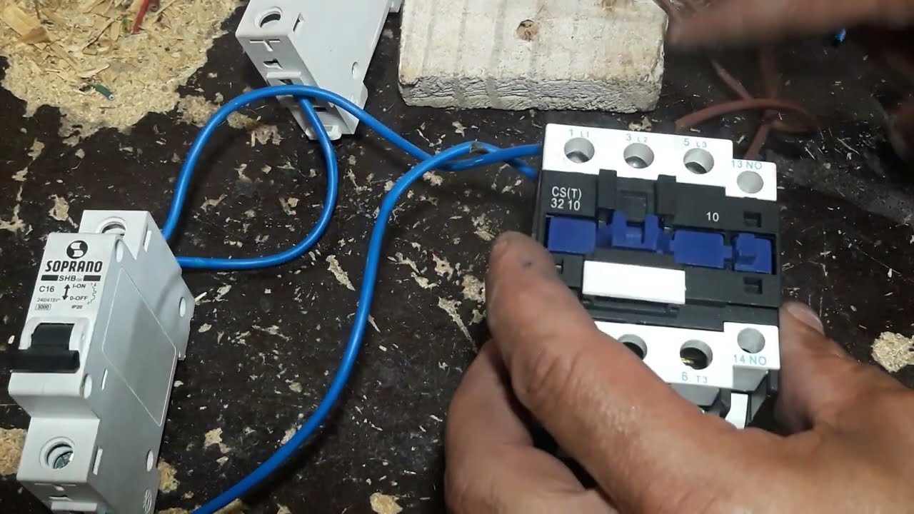 Como instalar contator trifásico x 127v
