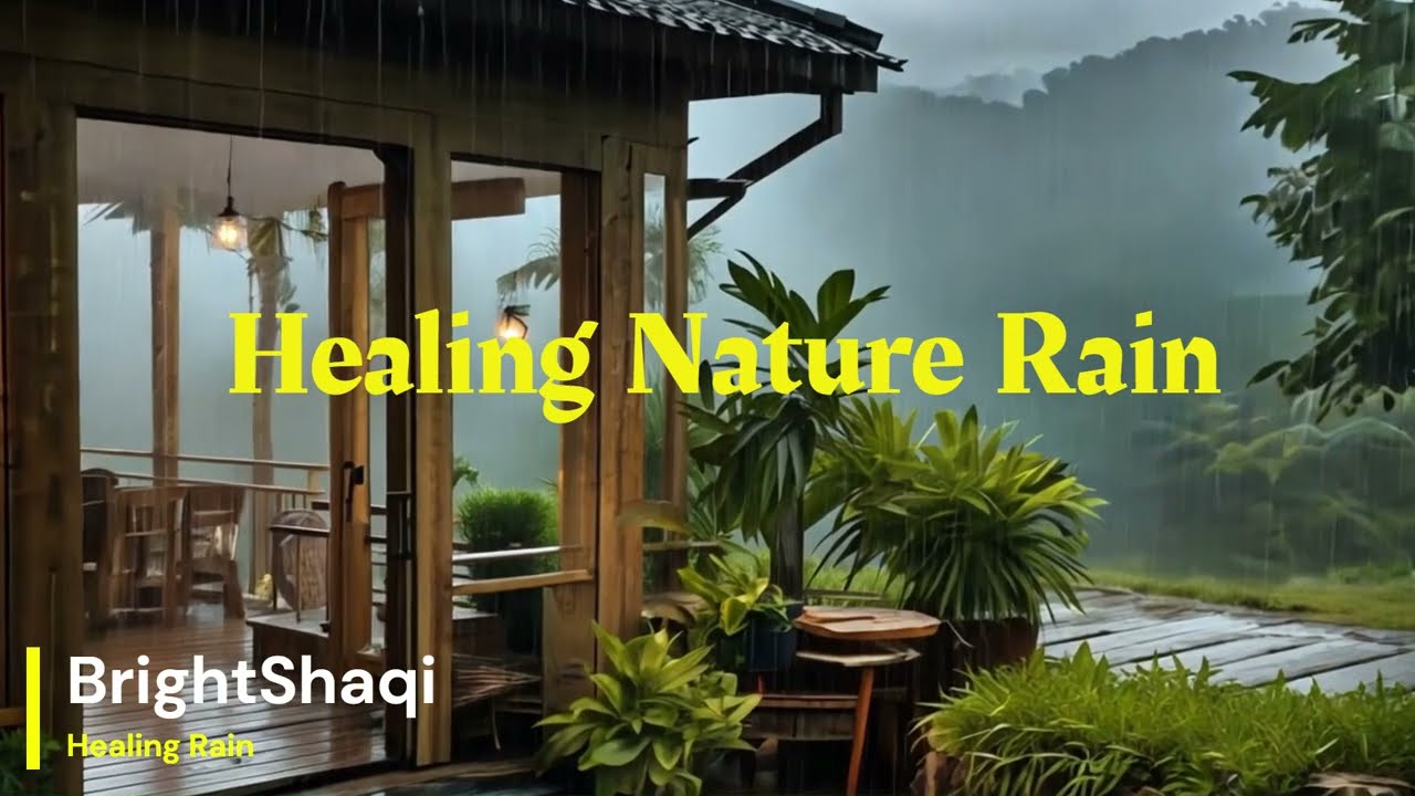 Listen to the Soothing Nature Sounds of Rain to Relax Heal Medtitate and Sleep Fast